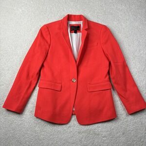 J. Crew Vibrant Red Suit Jacket